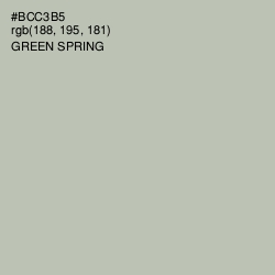 #BCC3B5 - Green Spring Color Image