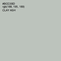 #BCC3BD - Clay Ash Color Image