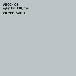 #BCC4C5 - Silver Sand Color Image