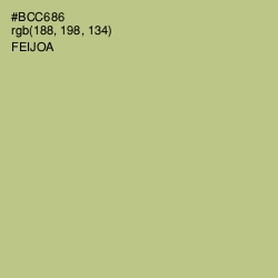 #BCC686 - Feijoa Color Image