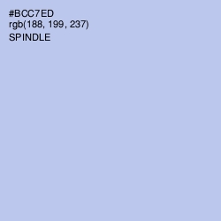 #BCC7ED - Spindle Color Image