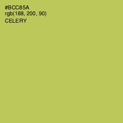 #BCC85A - Celery Color Image