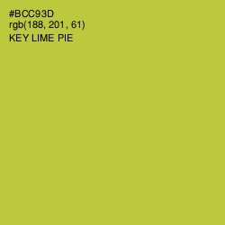 #BCC93D - Key Lime Pie Color Image