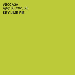 #BCCA3A - Key Lime Pie Color Image