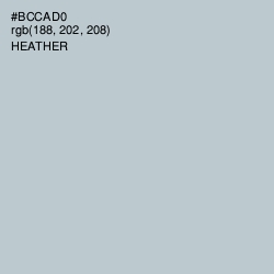 #BCCAD0 - Heather Color Image