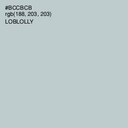 #BCCBCB - Loblolly Color Image