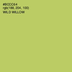 #BCCC64 - Wild Willow Color Image