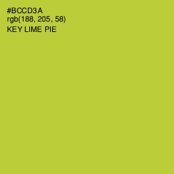 #BCCD3A - Key Lime Pie Color Image