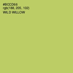 #BCCD66 - Wild Willow Color Image