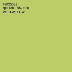 #BCCD68 - Wild Willow Color Image