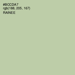 #BCCDA7 - Rainee Color Image