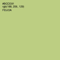 #BCCE81 - Feijoa Color Image