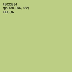 #BCCE84 - Feijoa Color Image