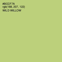 #BCCF7A - Wild Willow Color Image