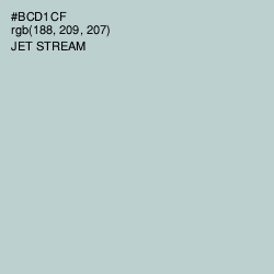 #BCD1CF - Jet Stream Color Image