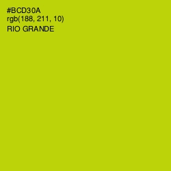 #BCD30A - Rio Grande Color Image