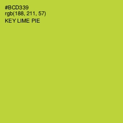 #BCD339 - Key Lime Pie Color Image