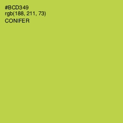 #BCD349 - Conifer Color Image