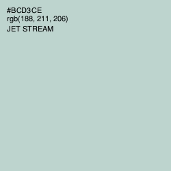 #BCD3CE - Jet Stream Color Image