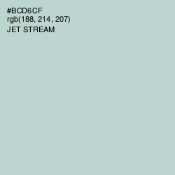 #BCD6CF - Jet Stream Color Image