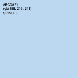 #BCD8F1 - Spindle Color Image