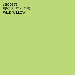 #BCD978 - Wild Willow Color Image