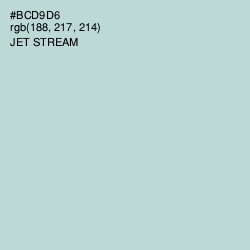 #BCD9D6 - Jet Stream Color Image