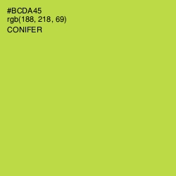 #BCDA45 - Conifer Color Image