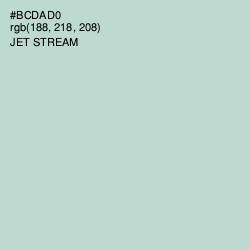 #BCDAD0 - Jet Stream Color Image