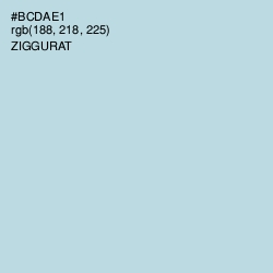 #BCDAE1 - Ziggurat Color Image