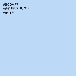 #BCDAF7 - Spindle Color Image