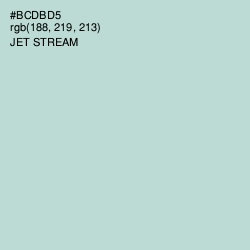 #BCDBD5 - Jet Stream Color Image