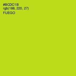 #BCDC1B - Fuego Color Image