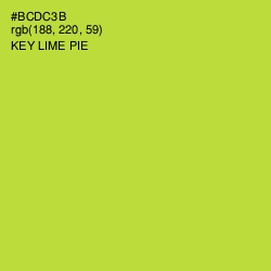 #BCDC3B - Key Lime Pie Color Image