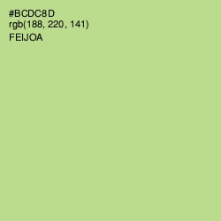 #BCDC8D - Feijoa Color Image