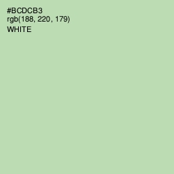 #BCDCB3 - Gum Leaf Color Image