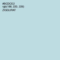 #BCDCE2 - Ziggurat Color Image