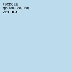 #BCDCEE - Ziggurat Color Image