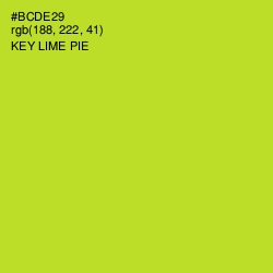 #BCDE29 - Key Lime Pie Color Image