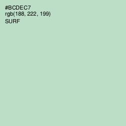 #BCDEC7 - Surf Color Image
