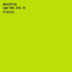 #BCDF09 - Fuego Color Image