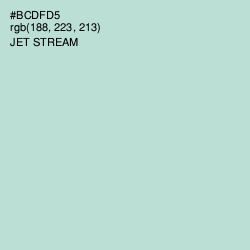 #BCDFD5 - Jet Stream Color Image