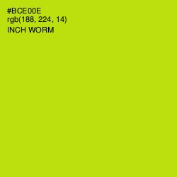 #BCE00E - Inch Worm Color Image