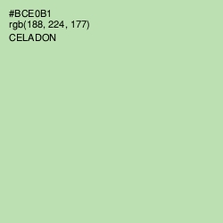 #BCE0B1 - Celadon Color Image