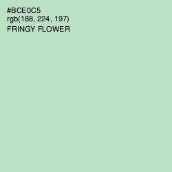 #BCE0C5 - Fringy Flower Color Image