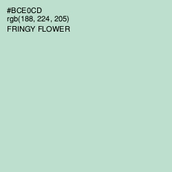 #BCE0CD - Fringy Flower Color Image