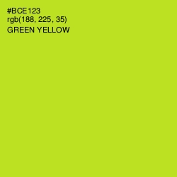 #BCE123 - Green Yellow Color Image