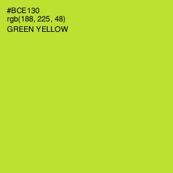 #BCE130 - Green Yellow Color Image
