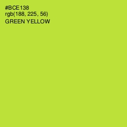 #BCE138 - Green Yellow Color Image