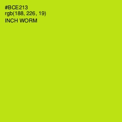 #BCE213 - Inch Worm Color Image